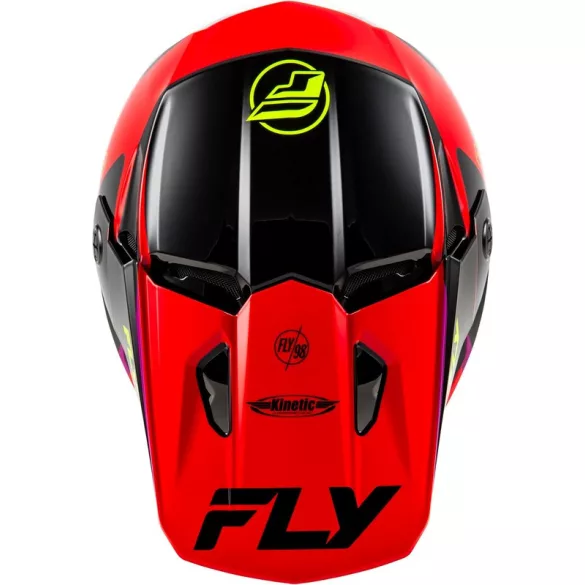 Fly Racing Kinetic rally red bukósisak