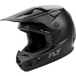 Fly Racing Kinetic solid gyerek bukósisak fekete