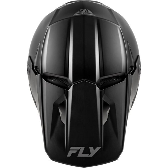 Fly Racing Kinetic solid gyerek bukósisak fekete