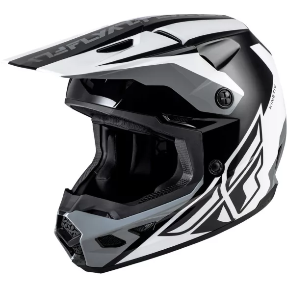 Fly Racing Kinetic crest black-grey bukósisak