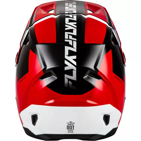 Fly Racing Kinetic crest black-red bukósisak