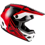 Fly Racing Kinetic crest black-red bukósisak