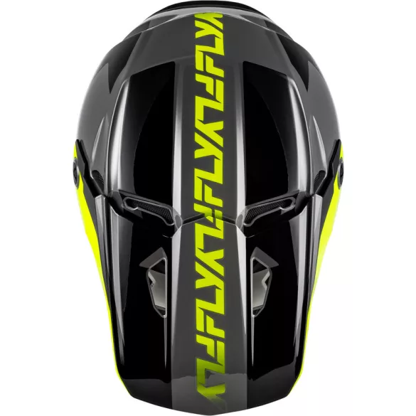 Fly Racing Kinetic crest black-fluo bukósisak