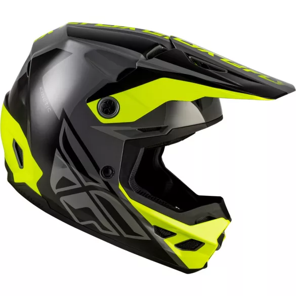 Fly Racing Kinetic crest black-fluo bukósisak