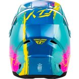 Fly Racing Kinetic Drip gyerek bukósisak piros-fekete