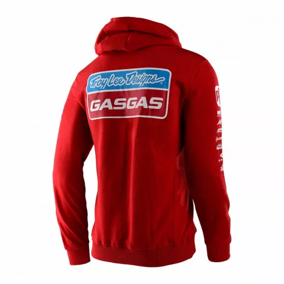 TLD Gas Gas Team zip hoodie, piros