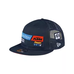   KTM Troy Lee Design Factory Team Trucker snapback sapka, kék GYEREK!!!