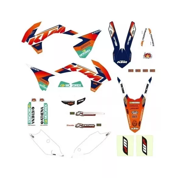 Ktm factory matrica szett - Motocross 2015-2016