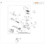 Ktm oem felső kuplungmunkahenger felújító kicsi - 2014-2025