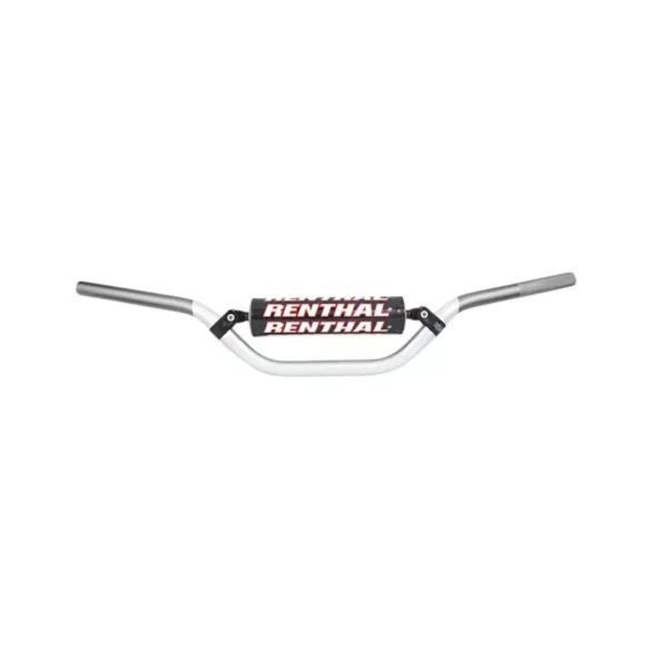 Renthal MX Mini kormány (22mm), ezüst/szürke, Kawasaki KX 65 '02-16, ezüst/szürke szivaccsal