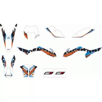 KTM argentina six days matrica szett - enduro 2014 - 2016