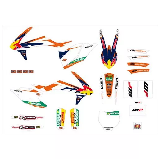 KTM factory matrica szett - MX/Enduro 2016 - 2022