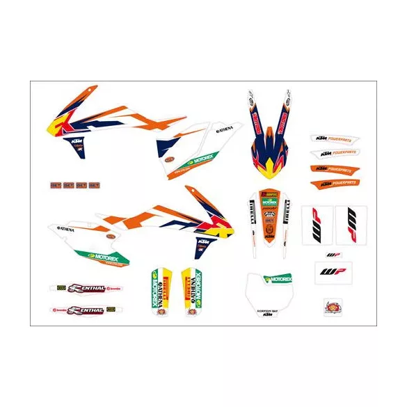 Ktm Factory matrica szett - MX/Enduro 2016-2022