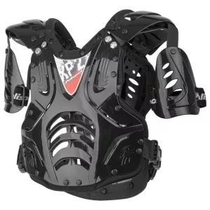 POLISPORT KIÁRUSÍTÁS XP2 MELLVÉDŐ VÁLLVÉDŐKKEL, FEKETE SZÍNBEN, UNIVERZÁLIS MÉRET