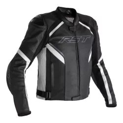 RST Sabre Airbag Bőrkabát – Black/White