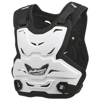   Polisport phantom lite mellvédő, fehér színben, univerzális méret