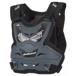   POLISPORT PHANTOM PRO MELLVÉDŐ, SZÜRKE/FEKETE SZÍNBEN, UNIVERZÁLIS MÉRET
