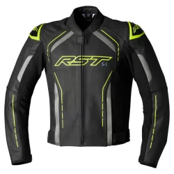 RST S1 Leather bőrkabát– Neon Yellow