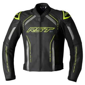 RST S1 Leather bőrkabát– Neon Yellow