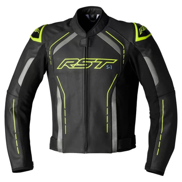 RST S1 Leather bőrkabát– Neon Yellow