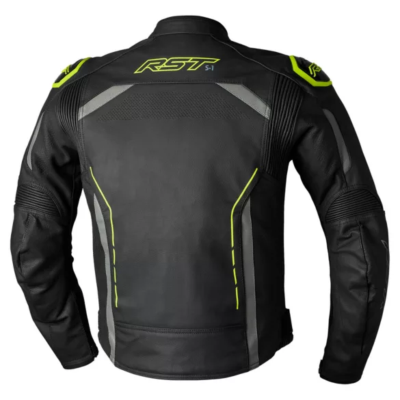 RST S1 Leather bőrkabát– Neon Yellow