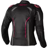RST Ladies S1 CE bőrkabát – Black/Neon Pink