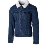 RST Sherpa Denim CE Textil Dzseki - Kék