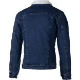 RST Sherpa Denim CE Textil Dzseki - Kék