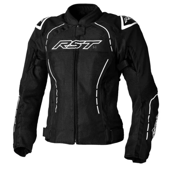 RST Ladies S1 Mesh CE Textil Dzseki - Fekete/Fehér