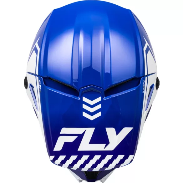 Fly Racing Kinetic menace blue-white bukósisak 2XL méretben