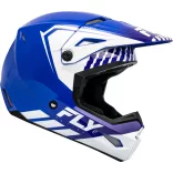 Fly Racing Kinetic menace blue-white bukósisak 2XL méretben
