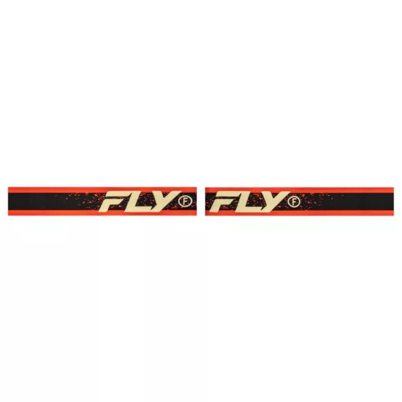 FLY RACING Zone szemüveg Black/Red/Cream ezüst tükrős