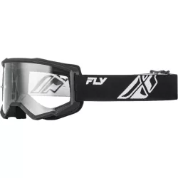 FLY Racing Focus  szemüveg Black-fehér viztiszta lencse