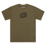 TROY LEE DESIGNS Badge póló - Olive green