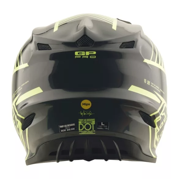 Troy Lee designs GP Pro Segment yellow bukósisak