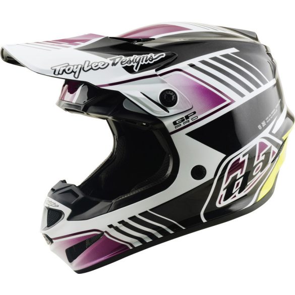 Troy Lee Designs GP Pro Mips bukósisak– Segment Black/Violet