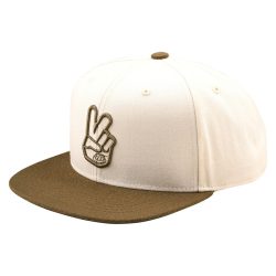 Troy Lee Designs Flat Bill Snapback Peace sapka