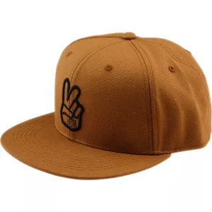 Troy Lee Designs Flat Bill sapka– Peace Sienna