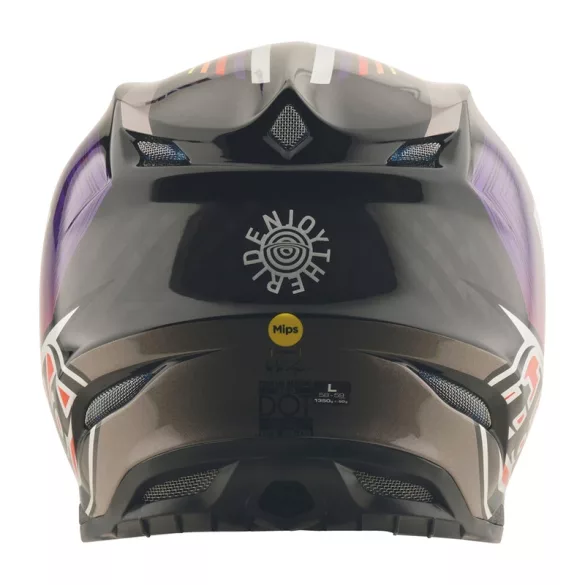Troy Lee designs SE5 Carbon Stripes Black/Violet bukósisak
