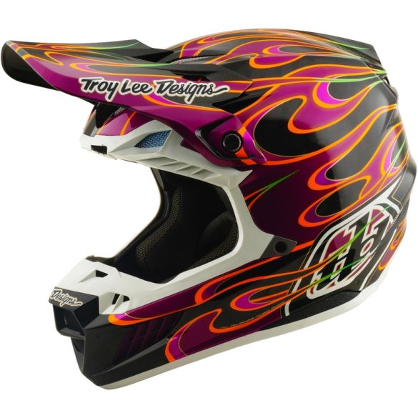 Troy Lee Designs SE5 Carbon Mips bukósisak– Torched Black/Violet