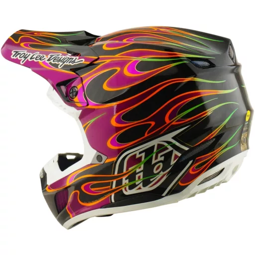 Troy lee designs SE5 carbon mips bukósisak - torched fekete/Violet