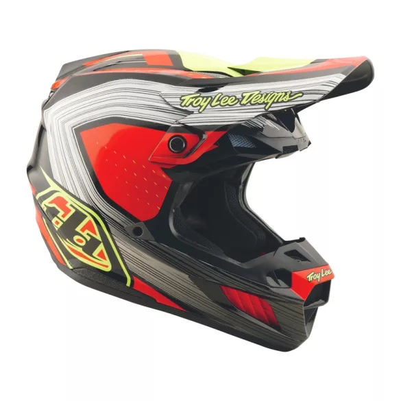 Troy Lee designs SE5 Composite Stripes Black/Infra Red bukósisak