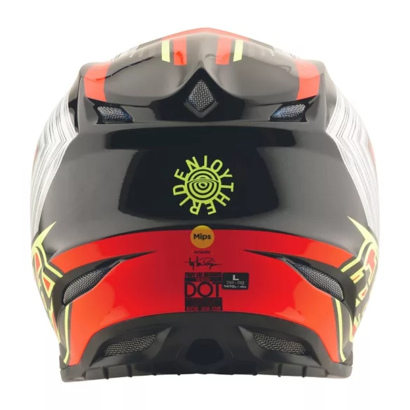 Troy Lee designs SE5 Composite Stripes Black/Infra Red bukósisak