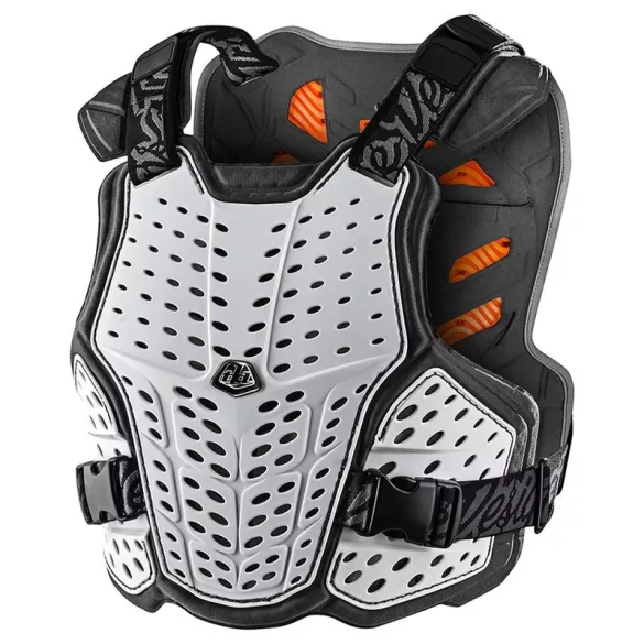 Troy Lee Designs Rockfight CE Chest páncél - fehér színben