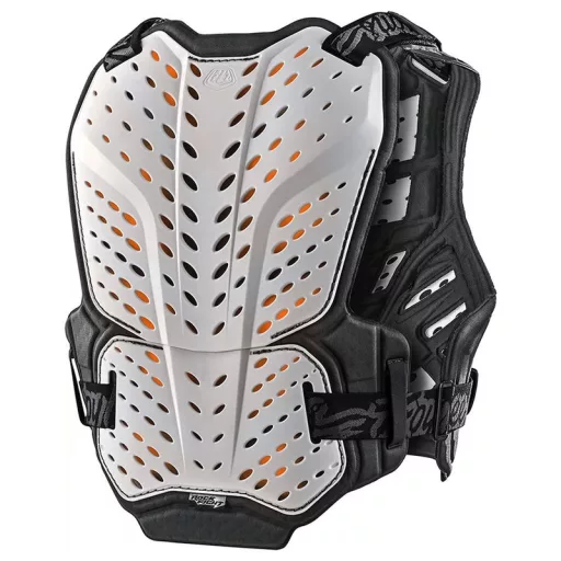 Troy lee designs rockfight ce chest páncél - fehér színben