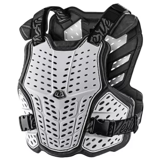 Troy lee designs rockfight chest páncél - fehér színben