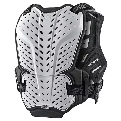 Troy lee designs rockfight chest páncél - fehér színben