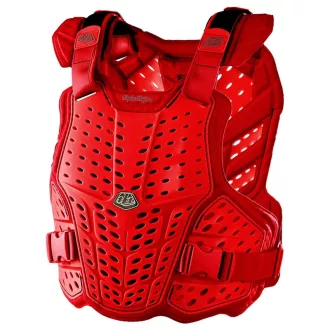 Troy lee designs rockfight chest páncél - piros színben