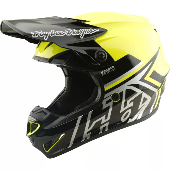 Troy Lee Designs GP Pro Mips Gyerek Bukósisak – Mono Flo Yellow