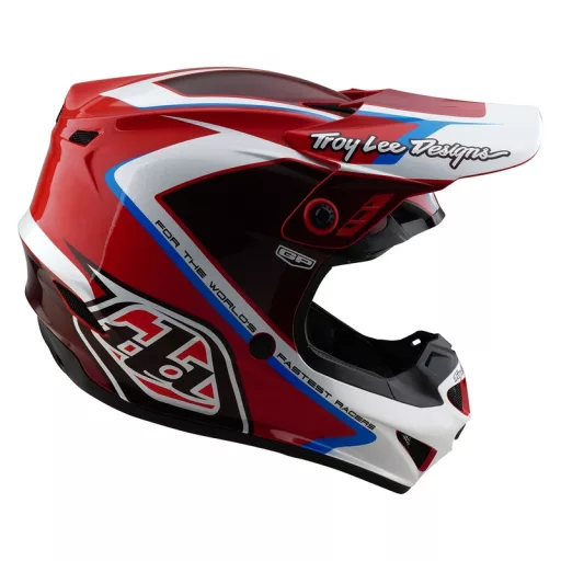 TROY LEE DESIGNS GP Pro Shutter gyerek bukósisak - Red/White
